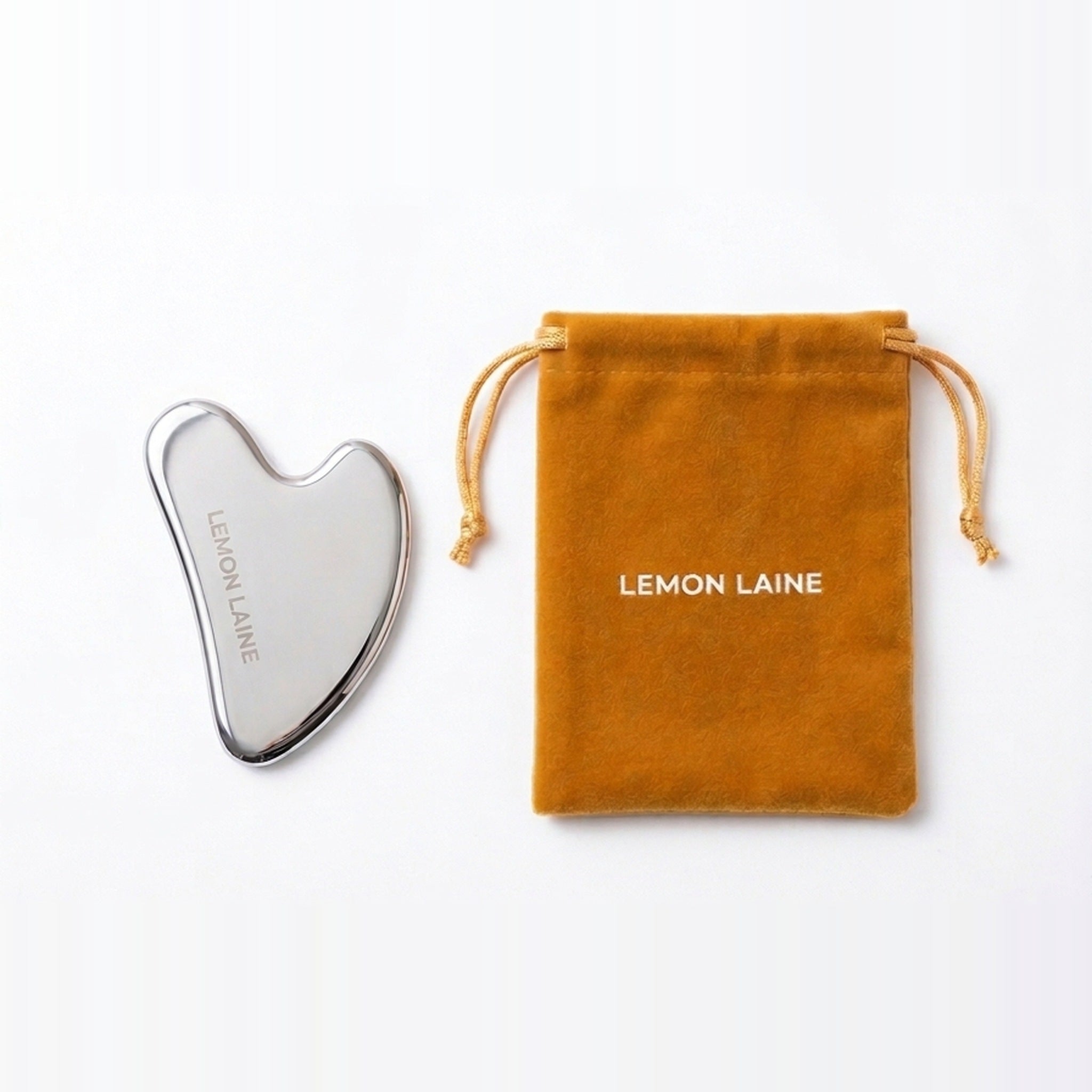 Lemon Laine Stainless Steel Gua Sha