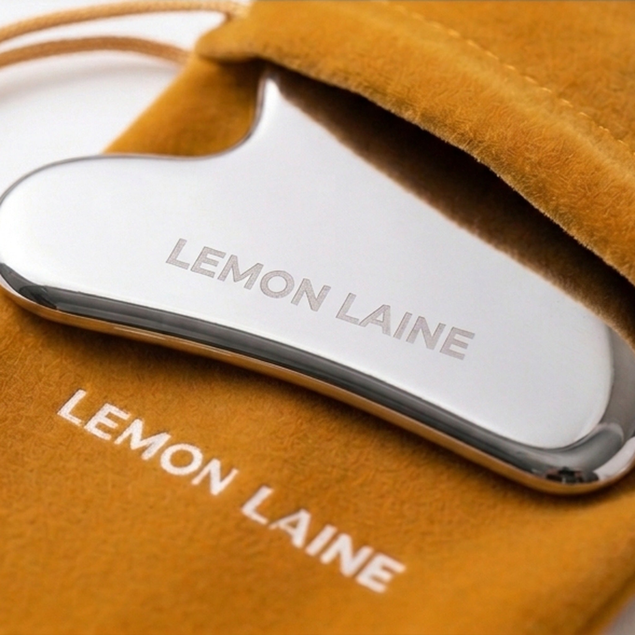 Lemon Laine Stainless Steel Gua Sha
