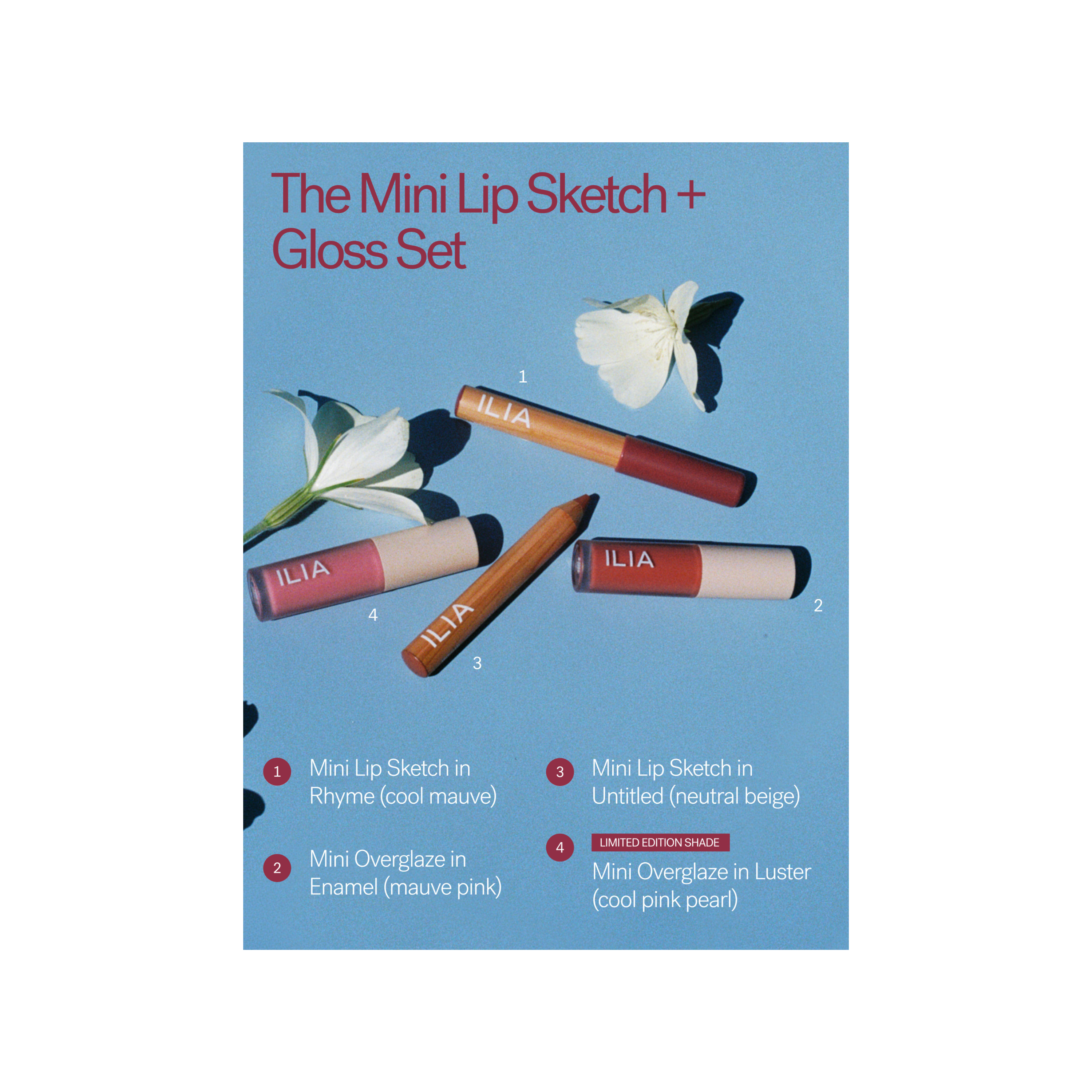 The Mini Lip Sketch + Gloss Set