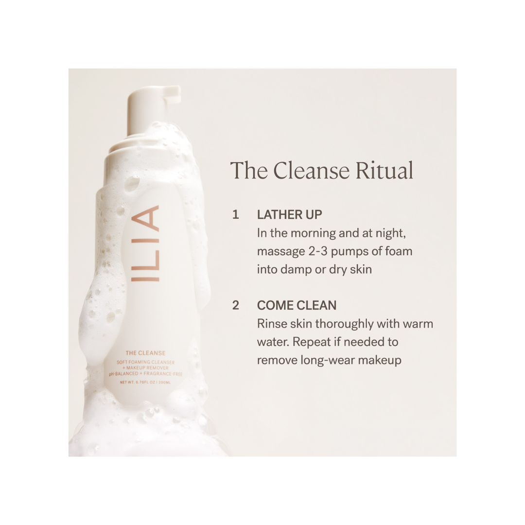 The Cleanse Soft Foaming Cleanser + Makeup Remover