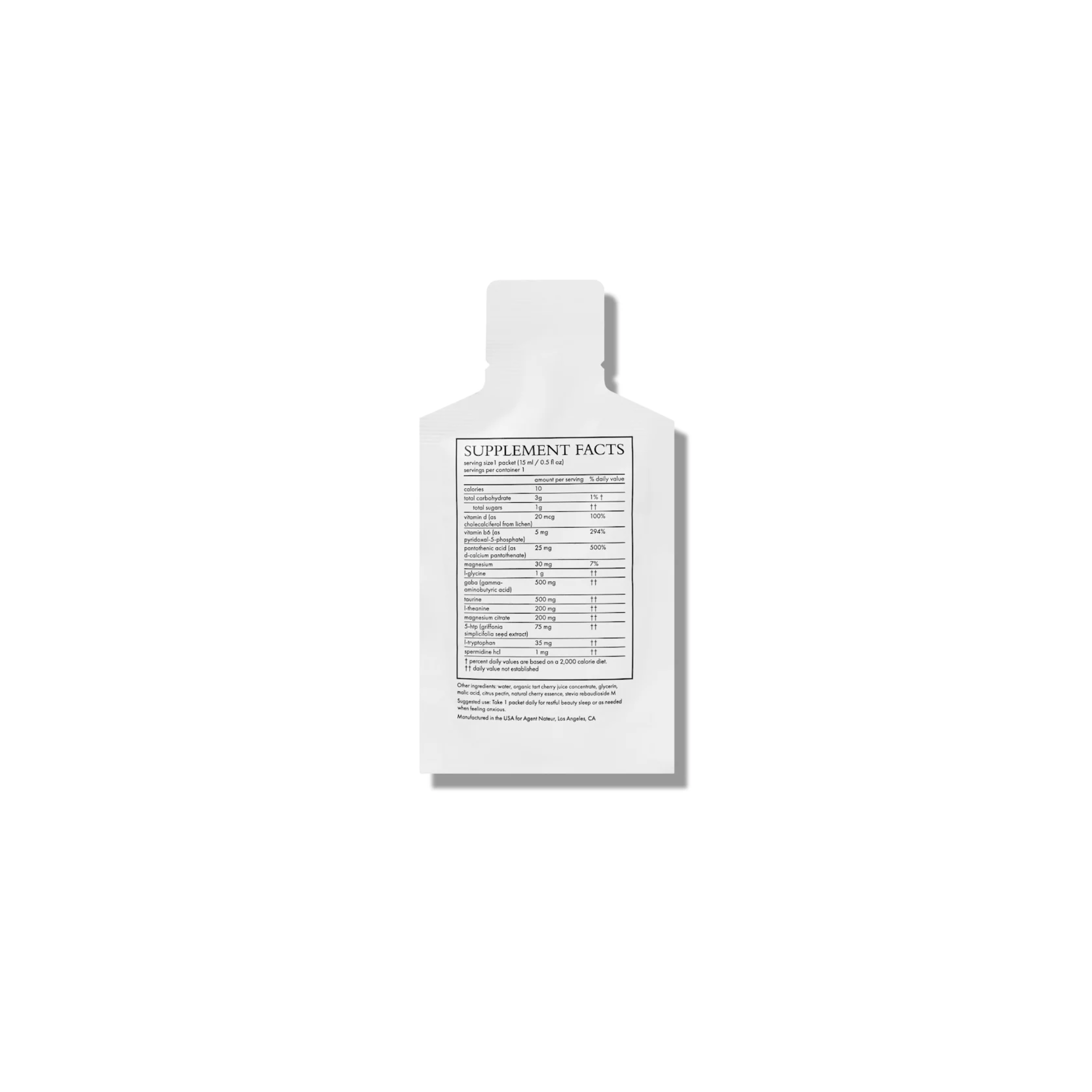 Calm (Beauty) Spermidine & Taurine Daily Supplement