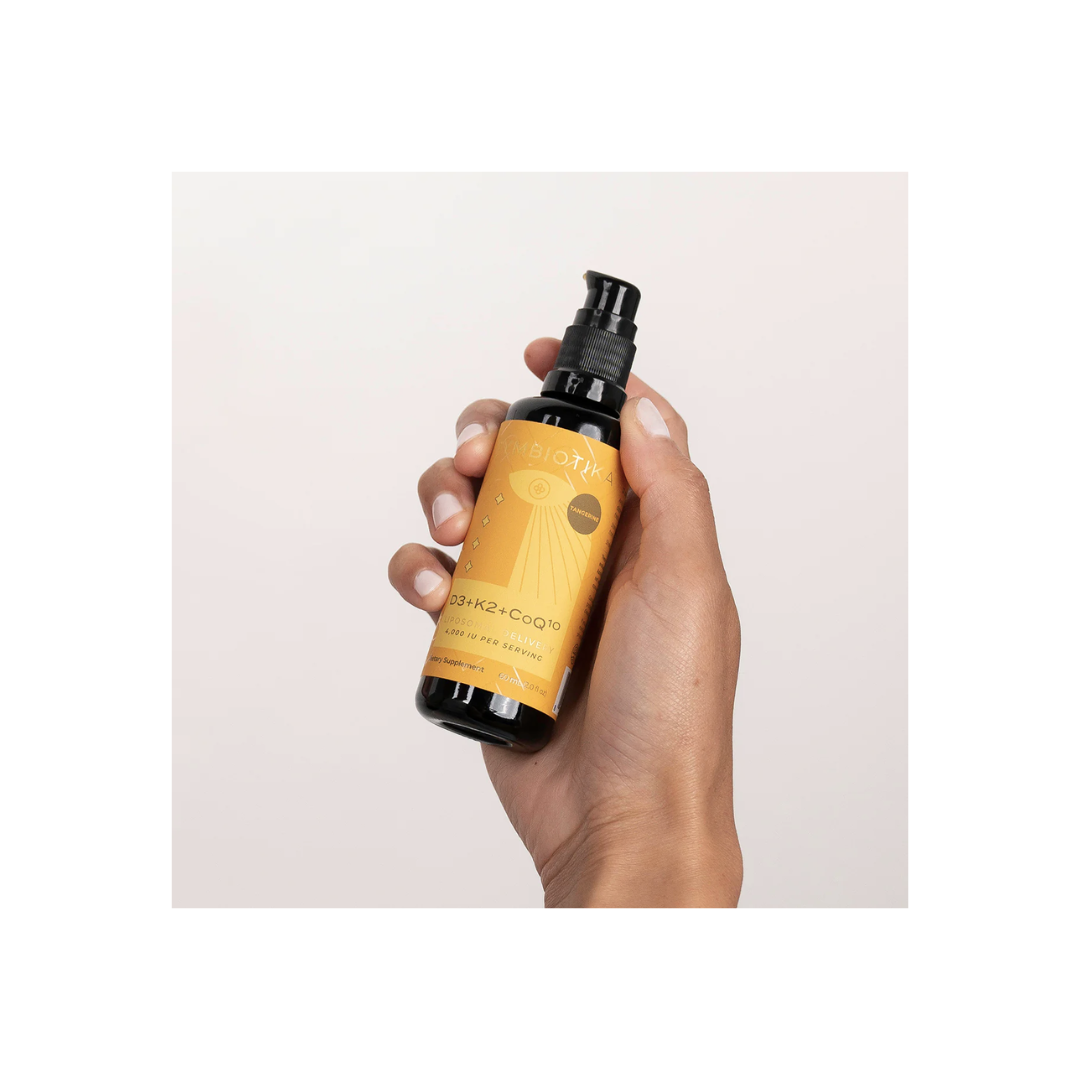 Liposomal Vitamin D3 + K2 + CoQ10