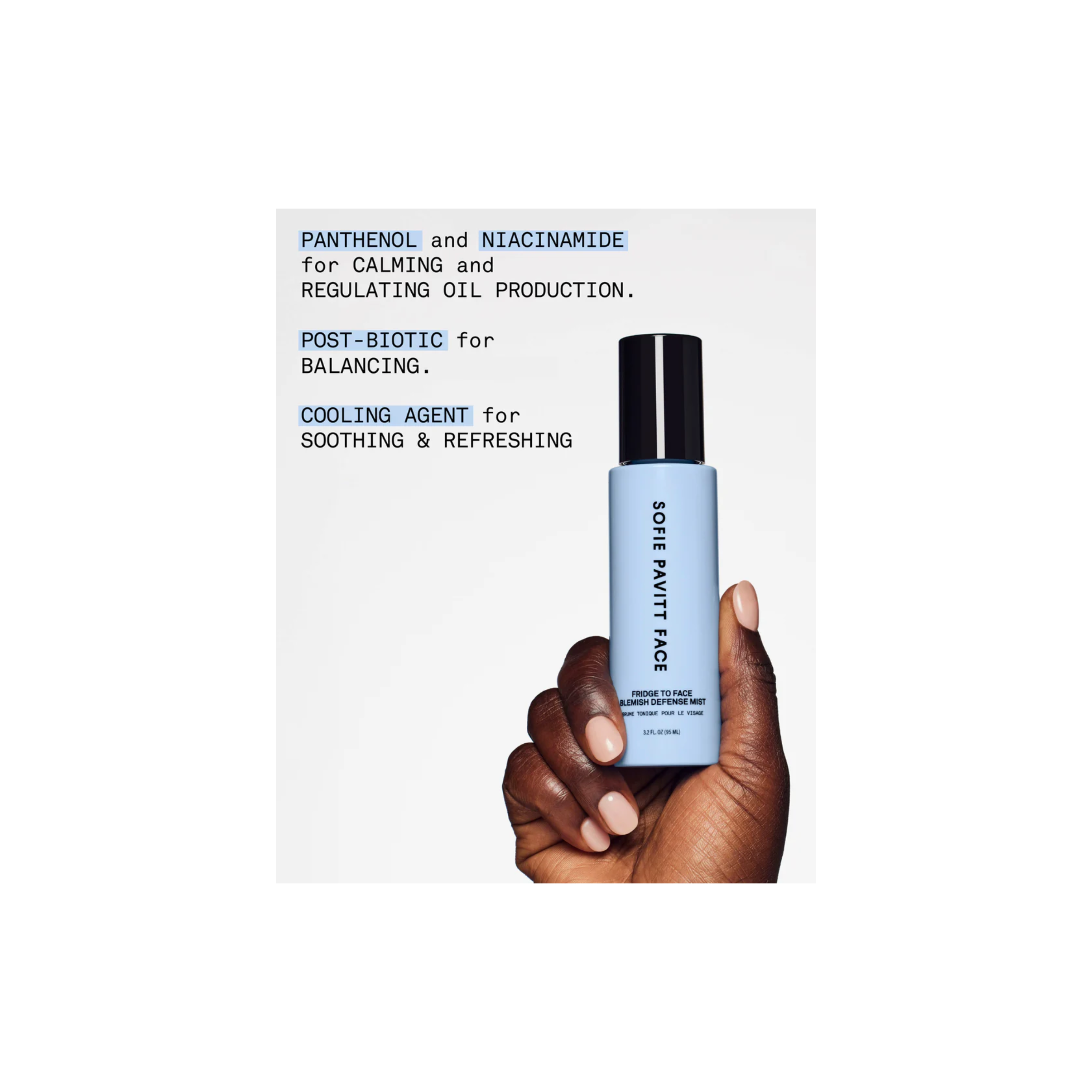 Fridge to Face Blemish Defense Mist