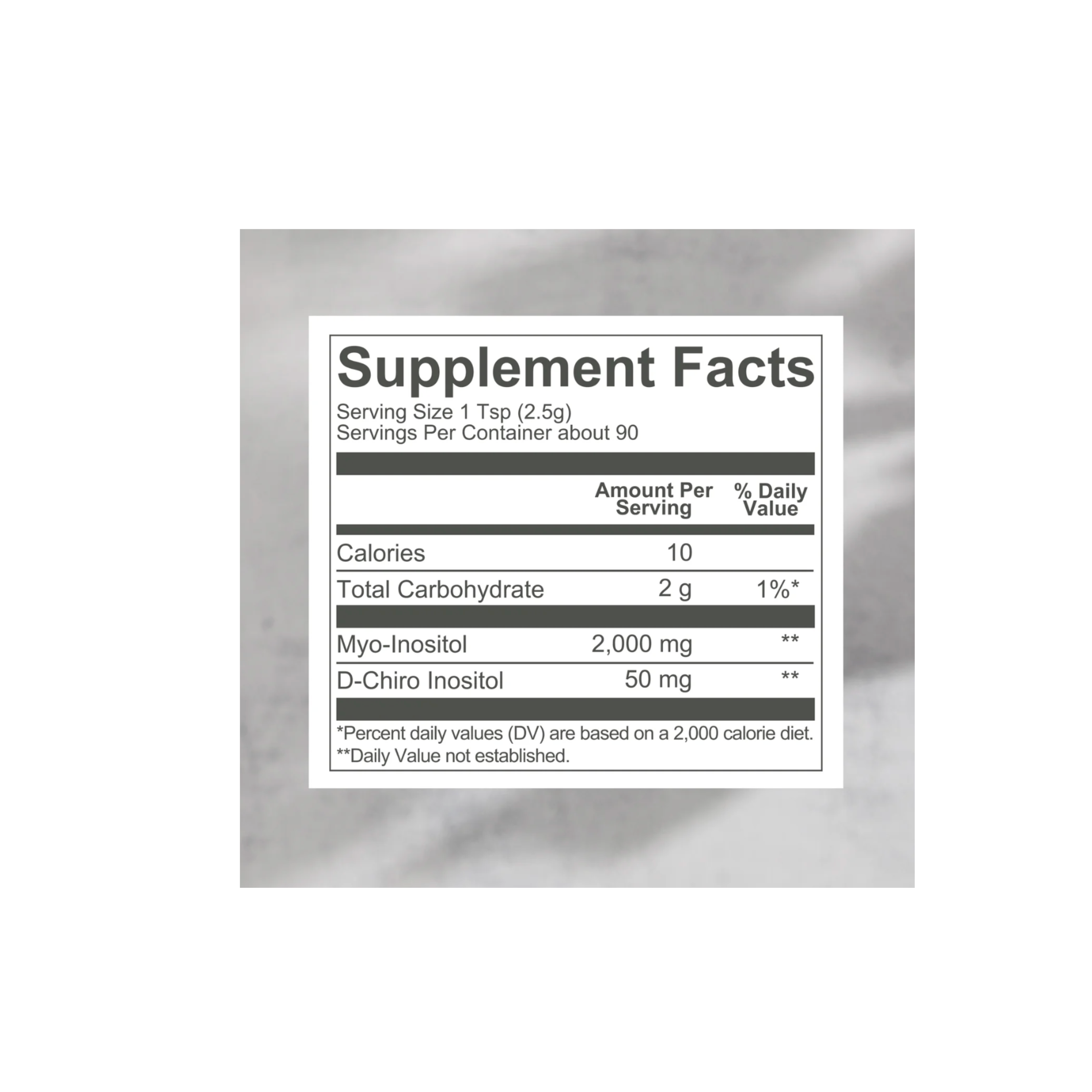 Myo & D-Chiro Inositol