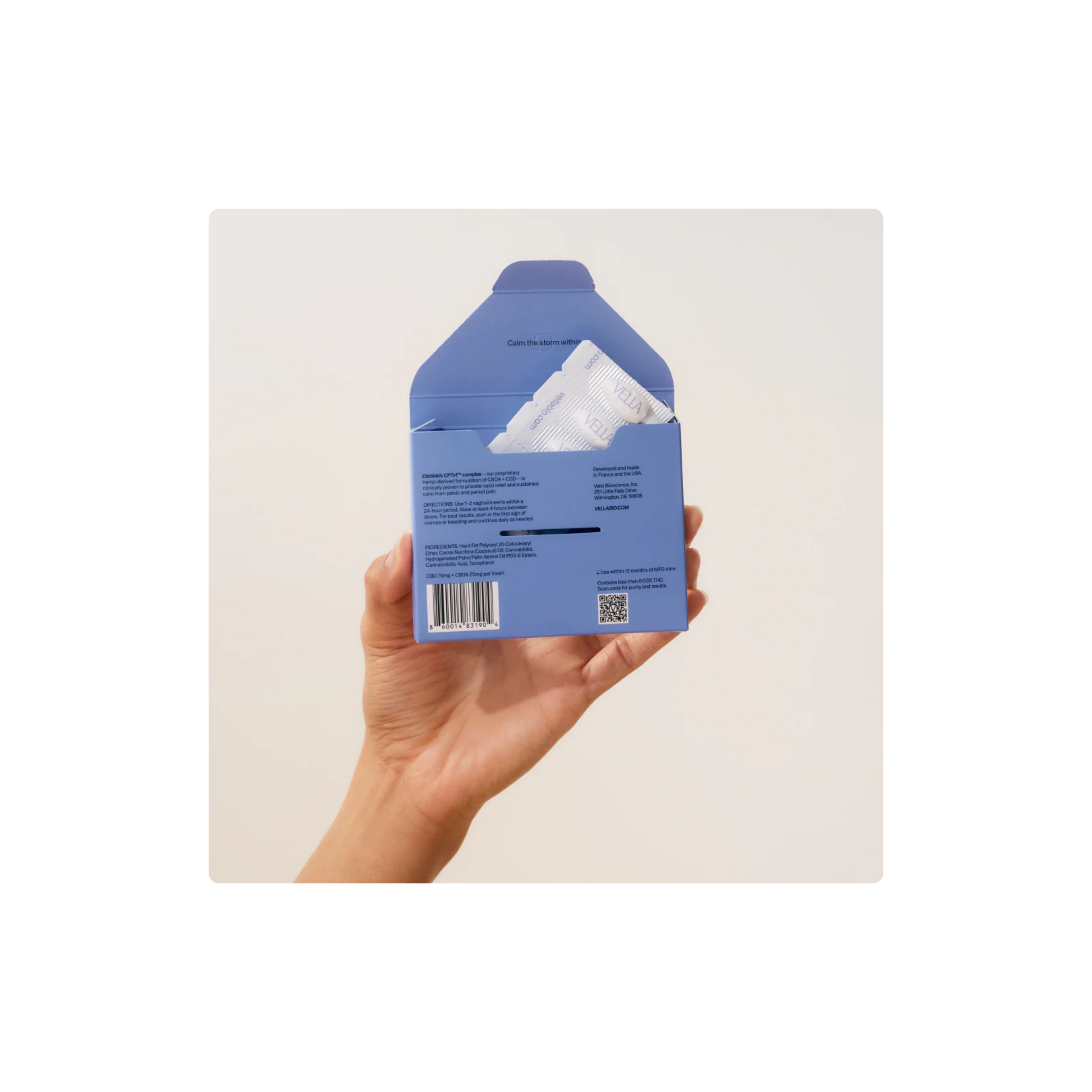 EBBTIDE™ Vaginal Insert for Menstrual + Pelvic Pain